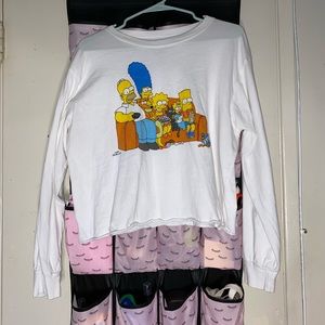 The Simpsons Crop Top